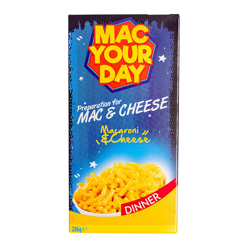 Mac Your Day Macaroni and Cheese, macaronis au fromage de 206 grammes