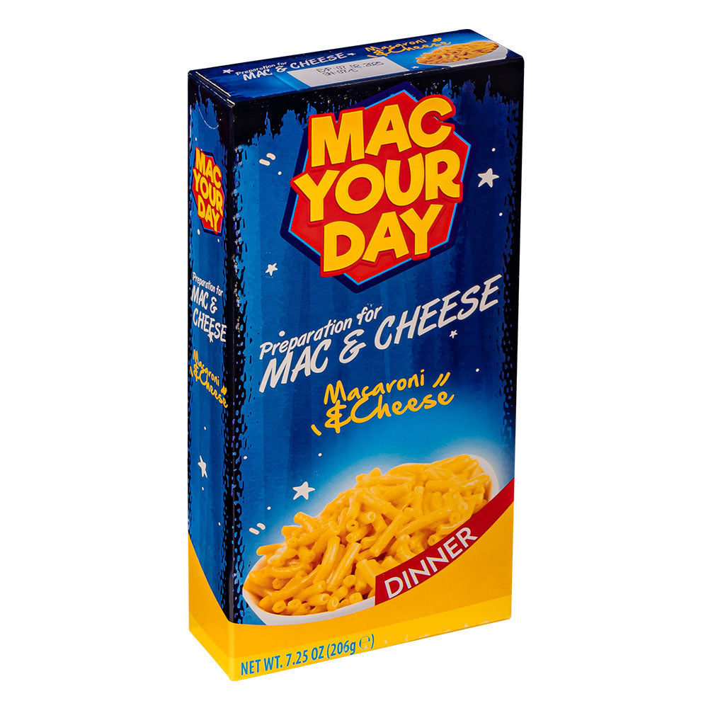 Mac Your Day Macaroni and Cheese, préparation pour pâtes au fromage de 206g 