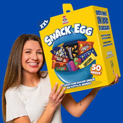 Snack Egg XXL, œuf de 50 snack sucrés et salés 