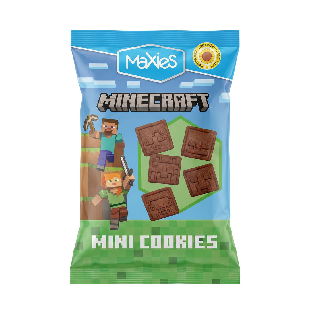 Maxies Minecraft biscottini al cioccolato - biscotti 100g