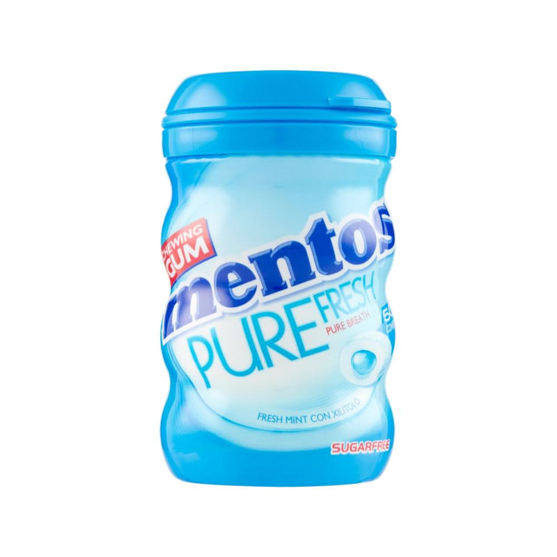 Confezione da 30g, gomme da masticare al gusto di menta Mentos.