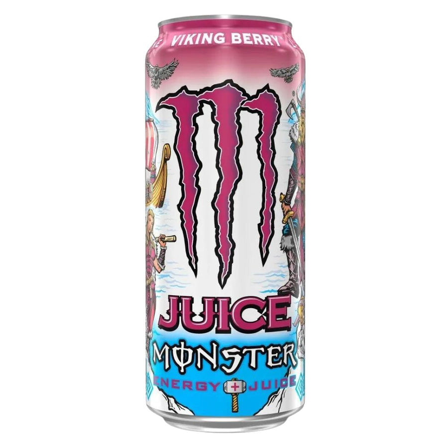 Confezione da 473ml, bevanda energetica al gusto frutti di bosco Monster.