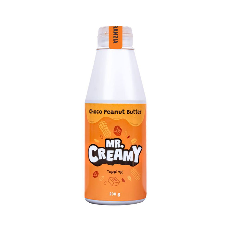 Confezione da 200g topping al gusto di Choco Peanut Butter Mr. Creamy.