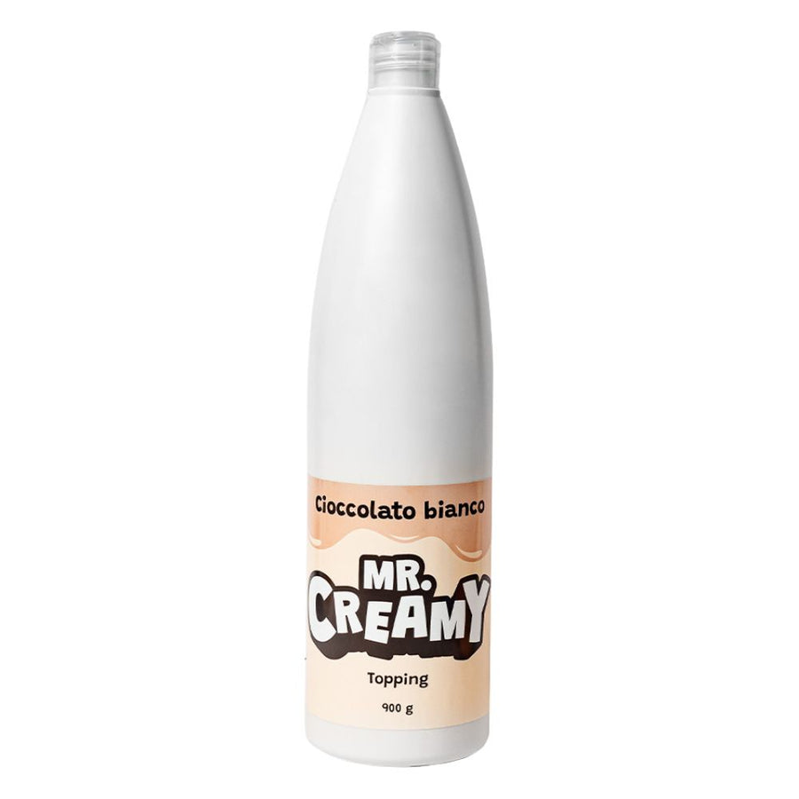 Confezione da 900g, topping al cioccolato bianco Mr. Creamy.