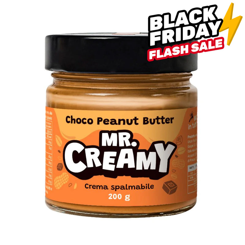 Mr. Creamy Choco Peanut Butter, crème à tartiner aux arachides et noisettes de 200g 