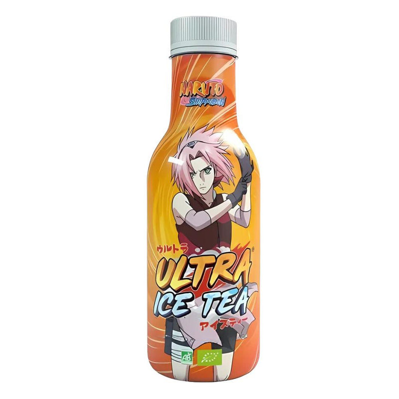 Confezione da 500ml, tè con succo di pesca Naruto.