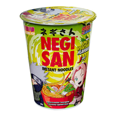 Confezione da 65g di noodles al gusto di zuppa di verdura Ulta Pop Naruto.