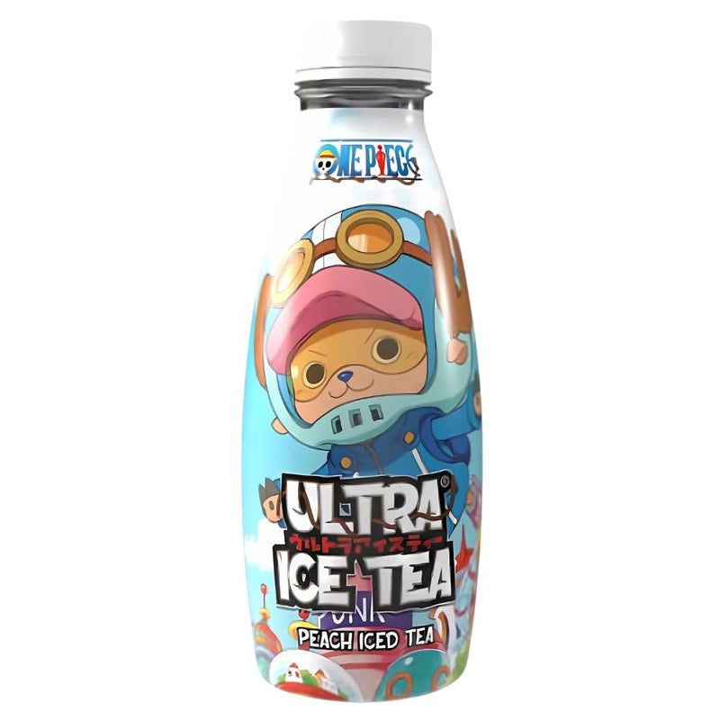 Confezione da 500ml, tè nero con succo di pesca e succo di limone One Piece.
