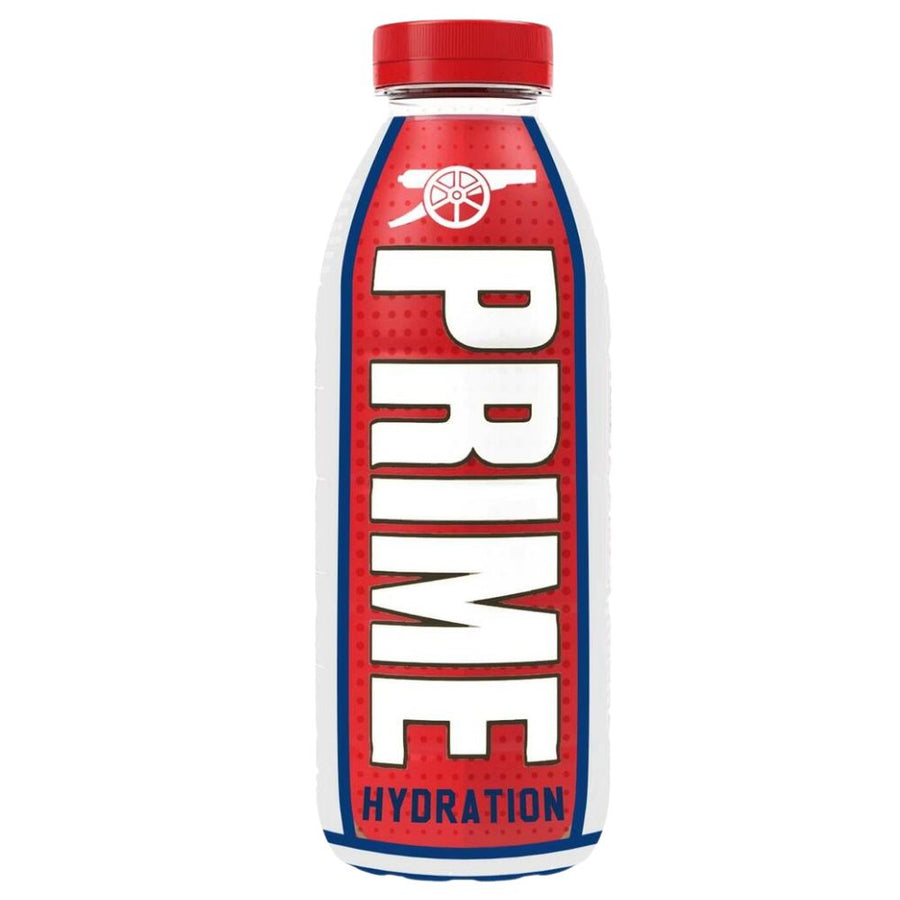 Confezione da 500ml di bevanda alla banana e alla fragola Prime Hydration Arsenal