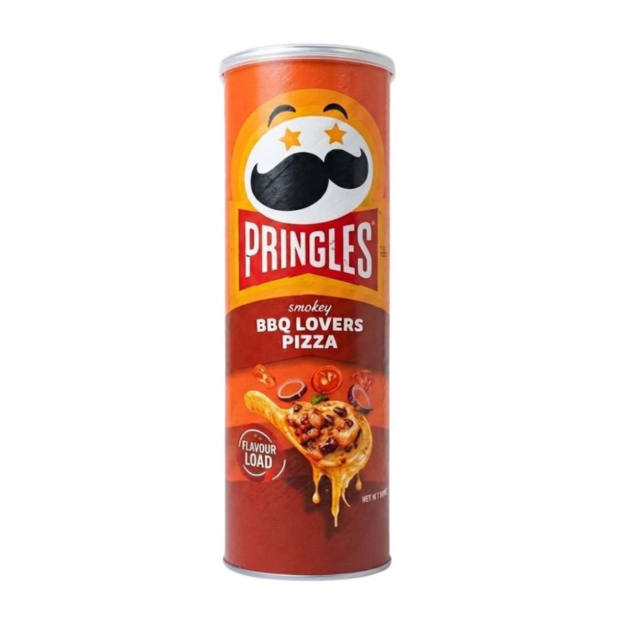 Pringles BBQ Lovers Pizza, patatine al gusto di pizza BBQ da 102g