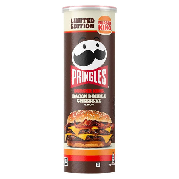 Pringles Burger King Bacon Double Cheese XL, chips en édition limitée de 165 g 