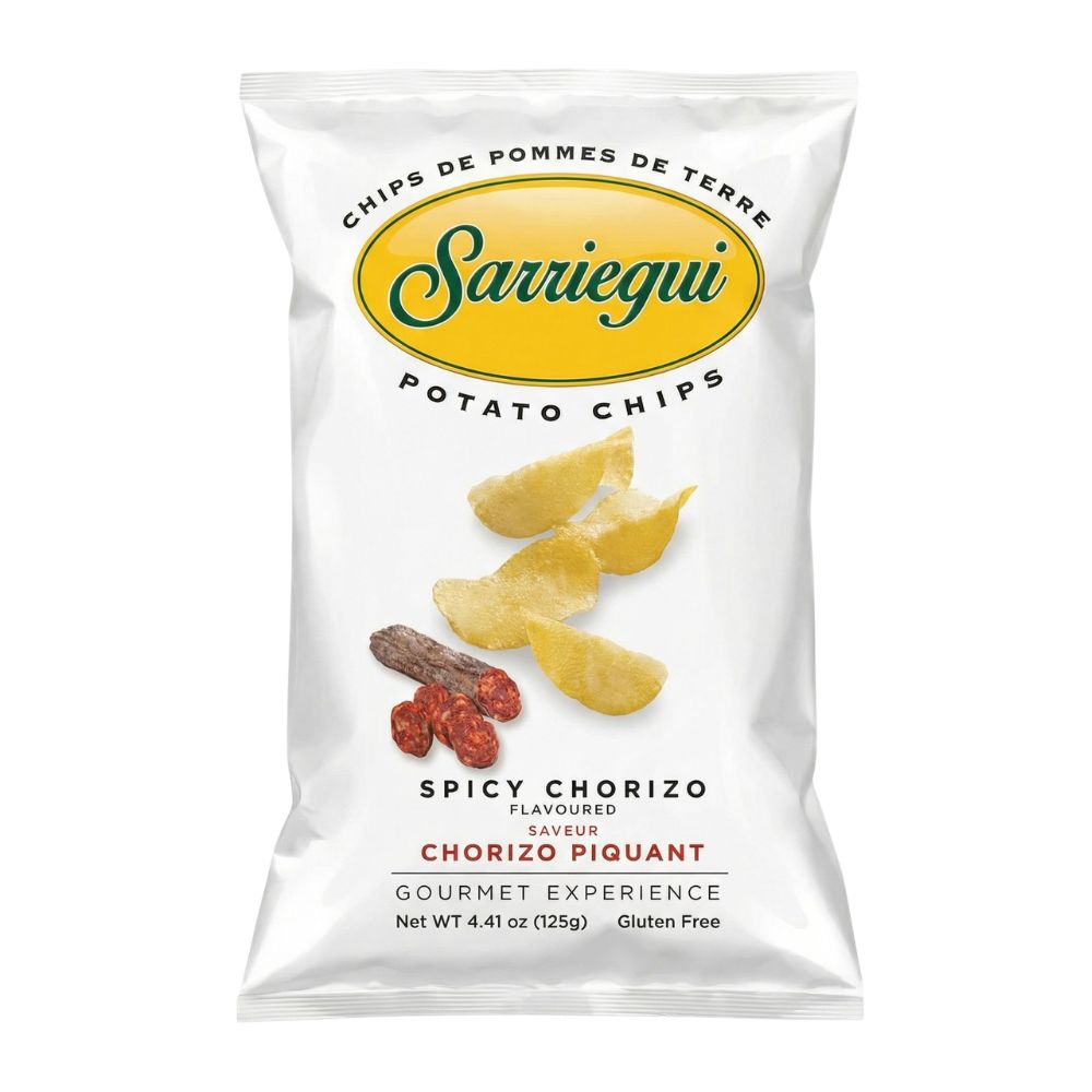 Sarriegui Chips di patate al gusto di chorizo piccante 125g