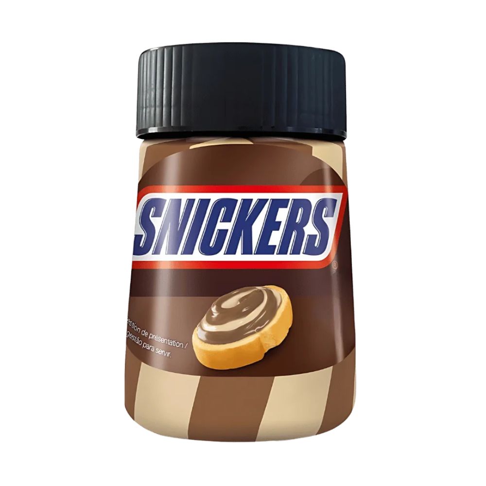 Snickers Spread, crema spalmabile al cioccolato con arachidi e aroma di caramello da 350g