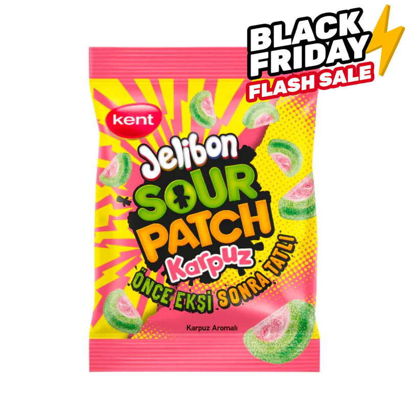 Jelibon Sour Patch Watermelon, bonbons acidulés à la pastèque de 40g