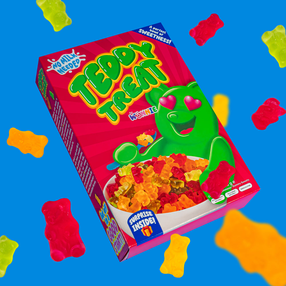 Wunnie Teddy Treat, boîte d'oursons en gélatine de 1kg 