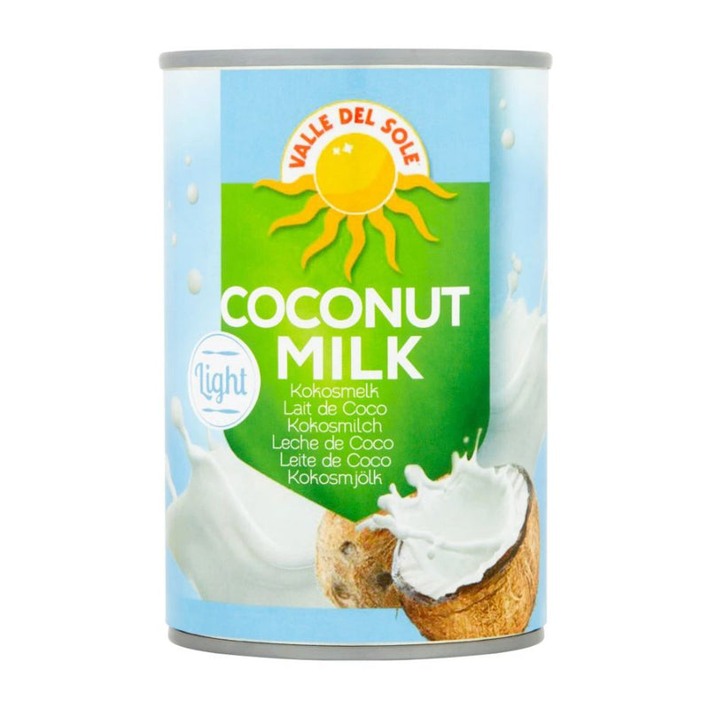 Confezione da 400ml, latte di cocco Valle Del Sole.