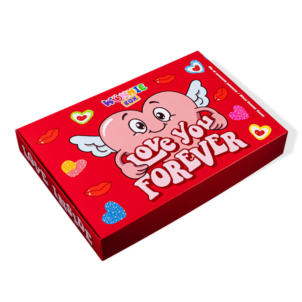 Wunnie box “Love You Forever”, la Candy box à composer avec les bonbons gélifiés préférés de votre moitié - 1 kg 