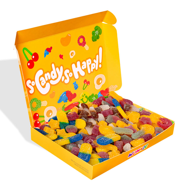 Scatola di caramelle gommose da 1kg vegane