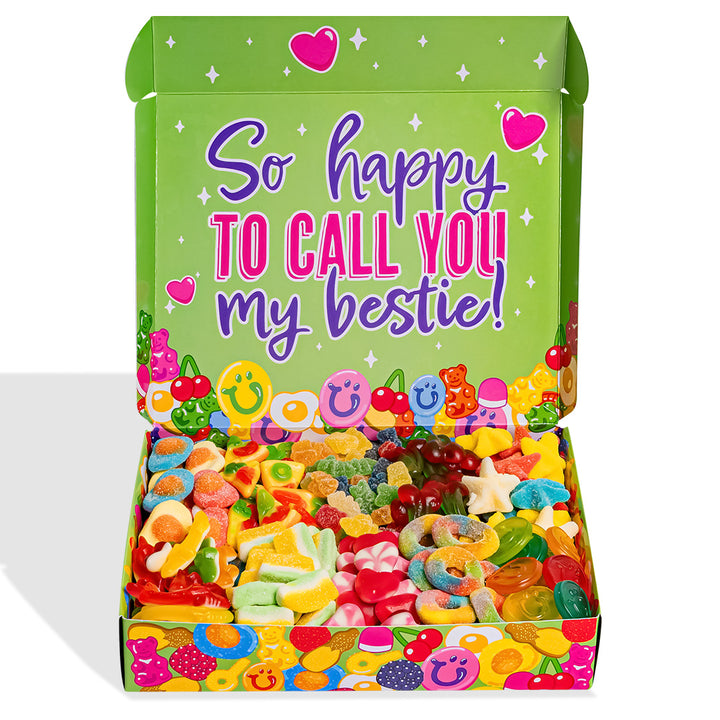 Wunnie box "Meilleures Amies Pour Toujours", la Candy box à composer avec les bonbons gélifiés préférés de ta meilleure amie - 1 kg 