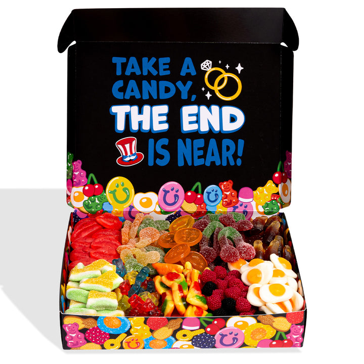 Wunnie box "Game over", la Candy box à composer avec les bonbons gélifiés préférés du marié - 1 kg 