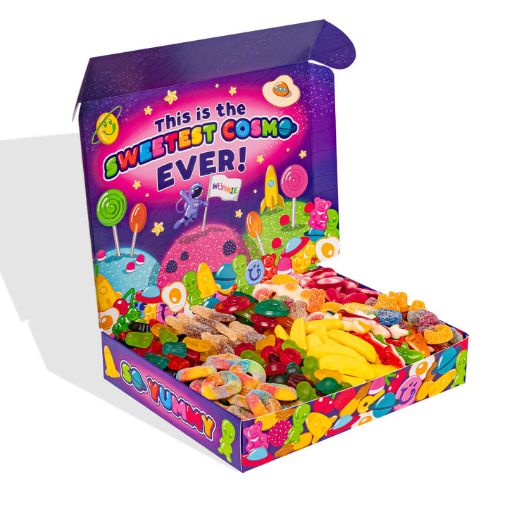 CandyVerse Édition Limitée par Wunnie, boîte de bonbons gélifiés à composer avec vos préférés 