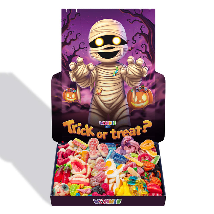 Wunnie box Special "Happy Halloween" Frankie, boîte de bonbons gélifiés à composer avec vos parfums préférés 