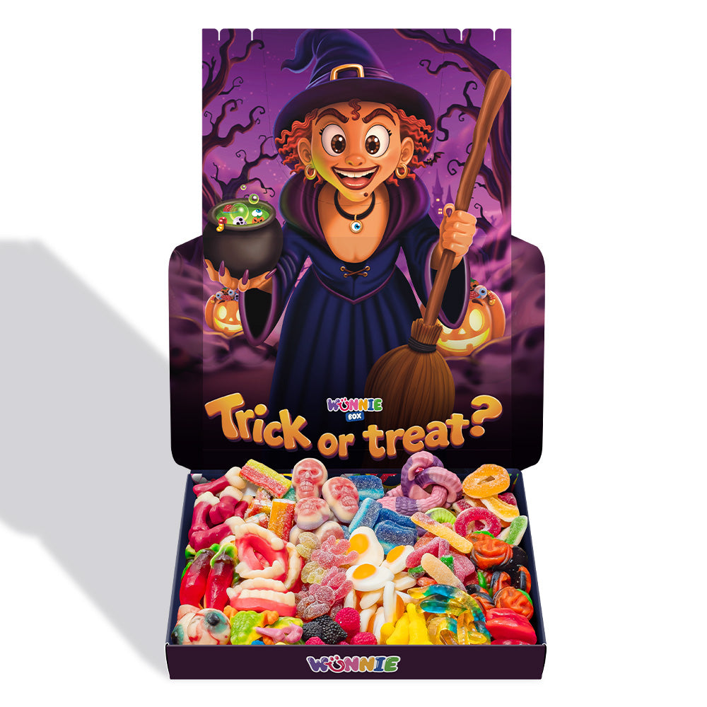 Wunnie box Special "Happy Halloween" Frankie, boîte de bonbons gélifiés à composer avec vos parfums préférés 