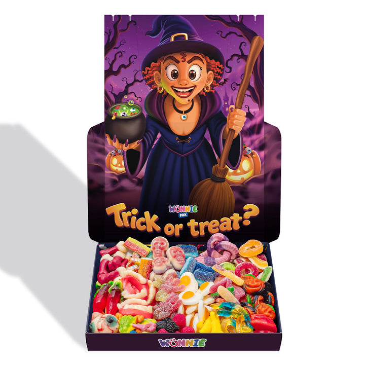Wunnie box Special "Happy Halloween" Frankie, boîte de bonbons gélifiés à composer avec vos parfums préférés 