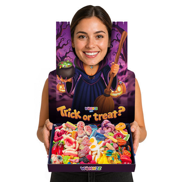 Wunnie box Spécial "Happy Halloween" Morgana, boîte de bonbons gélifiés à composer avec vos saveurs préférées 