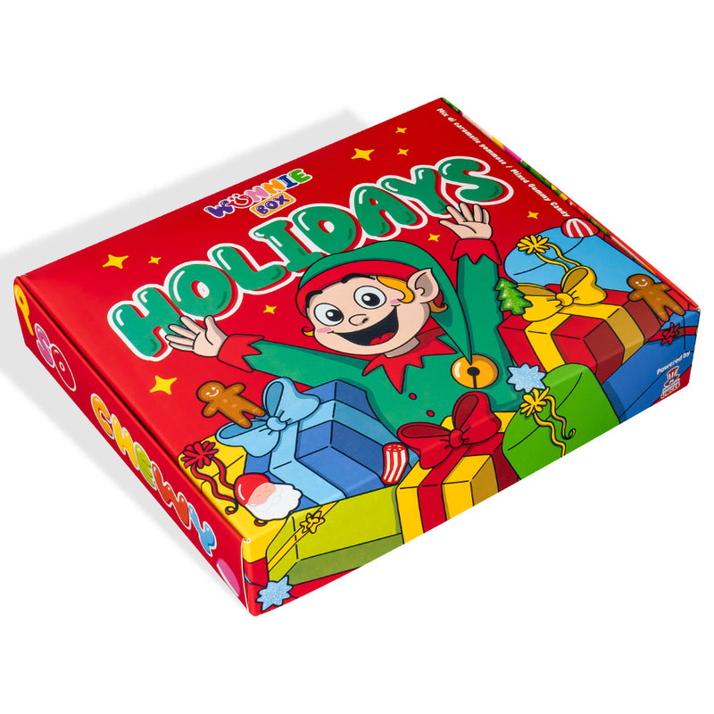 3x Wunnie box “Happy Holidays”, 3 boîtes de bonbons gélifiés à composer avec tes saveurs préférées