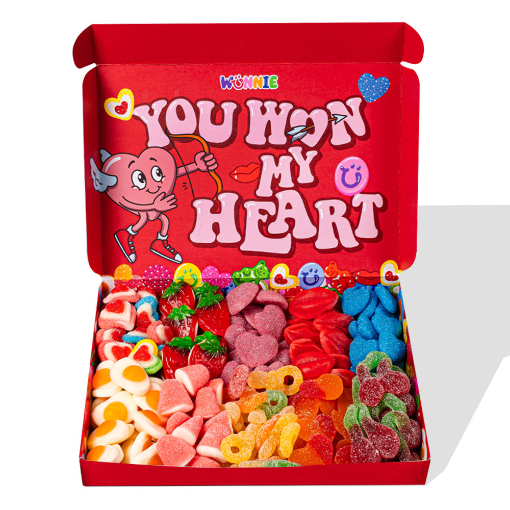 Wunnie box “Love You Forever”, la Candy box à composer avec les bonbons gélifiés préférés de votre moitié - 1 kg 