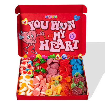 Wunnie box «Love You Forever», la Candy box à composer avec les bonbons gélifiés préférés de votre moitié - 1 kg 