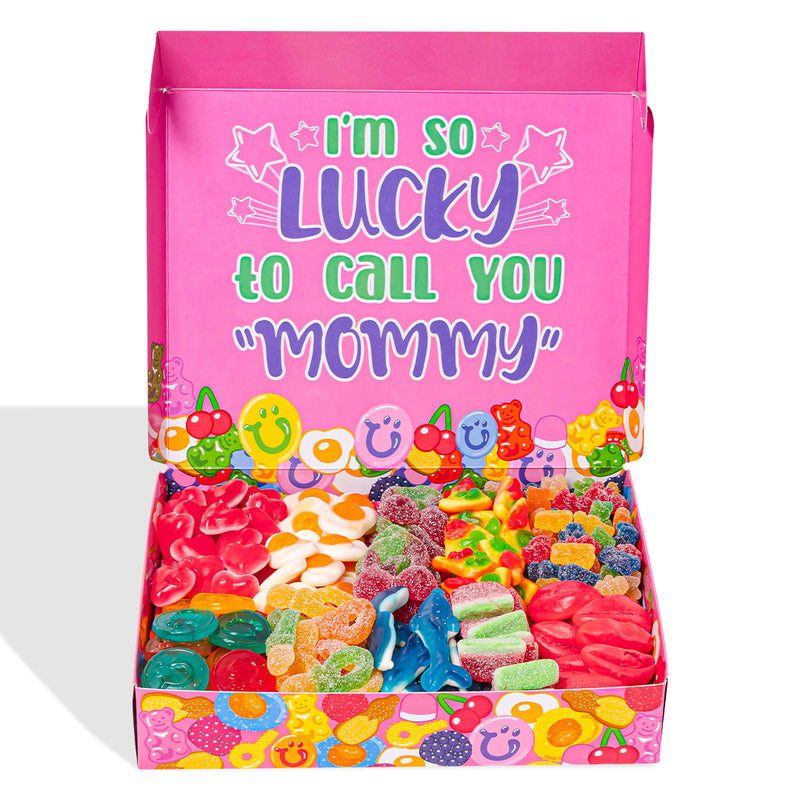 Wunnie box “Best Mom”, boîte de bonbons gélifiés à composer avec les préférées de maman