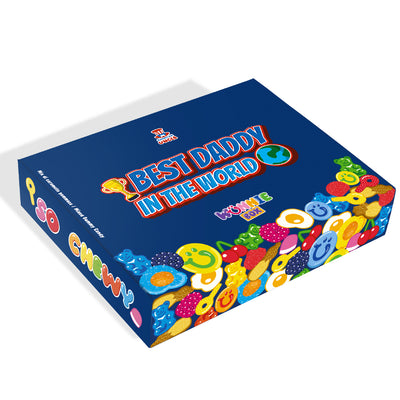 Candy Box 'Papà migliore del mondo', boîte de bonbons gélifiés à remplir avec les préférées du papa
