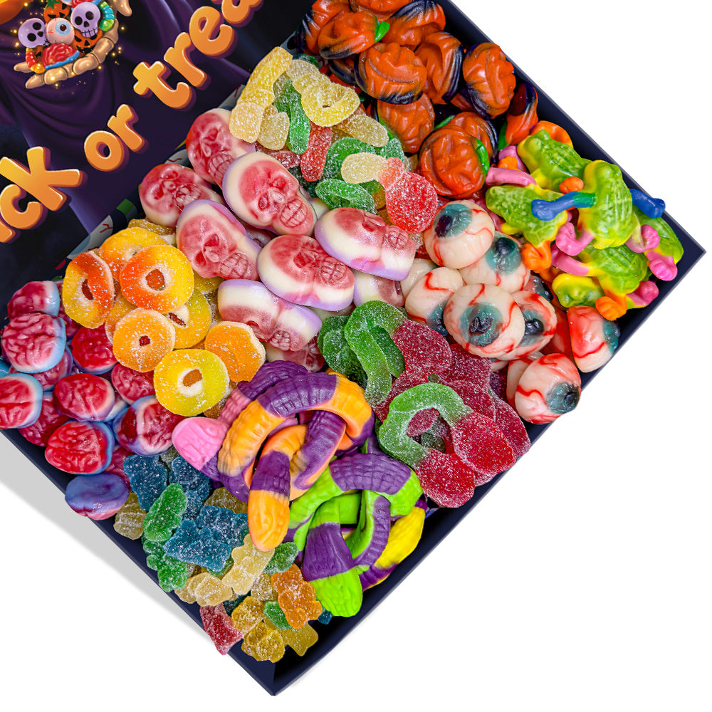 Wunnie Box "Happy Halloween", boîte de bonbons gélifiés à composer avec vos goûts préférés 