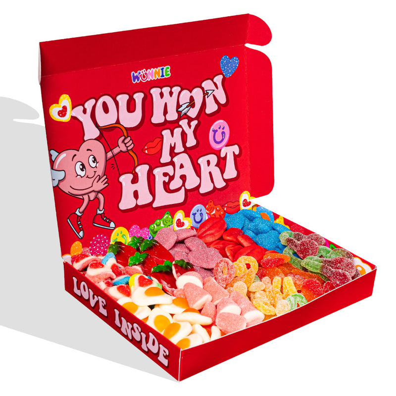 Wunnie box «Love You Forever», la Candy box à composer avec les bonbons gélifiés préférés de votre moitié - 1 kg 