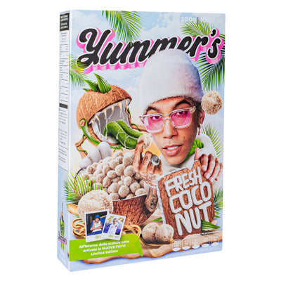 Confezione da 300g di cereali al gusto cocco Yummer's Sfera Ebbasta