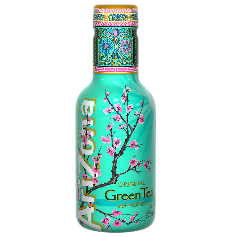 Confezione da 500ml di tè verde al miele Arizona Green Tea with Honey