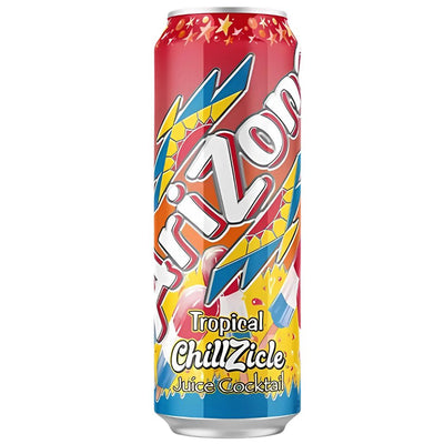 Confezione da 650ml di tè al sapore di frutta Arizona Tropical Chillzicle