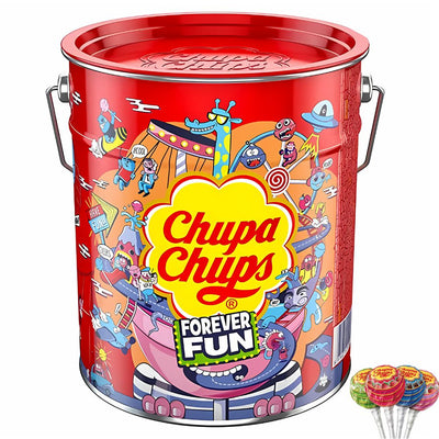 Confezione da 150 di lecca lecca alla frutta Chupa Chups Forever Fun