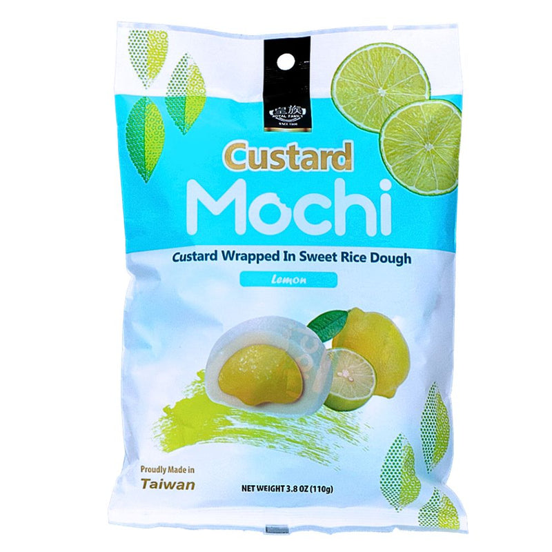 Confezione da 110g di mochi ripieni di crema pasticcera Custard mochi