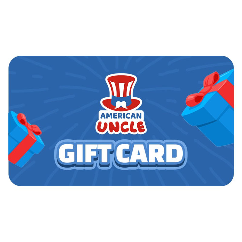 Carte cadeau numérique, carte cadeau à dépenser sur AmericanUncle.it de 15€ à 500€