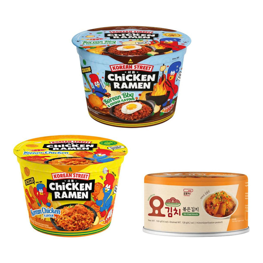 Korean Street et Yopokki Box, 3 produits
