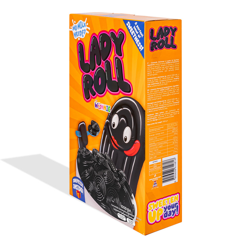 Wunnie Lady Roll, boîte de réglisses de 1kg