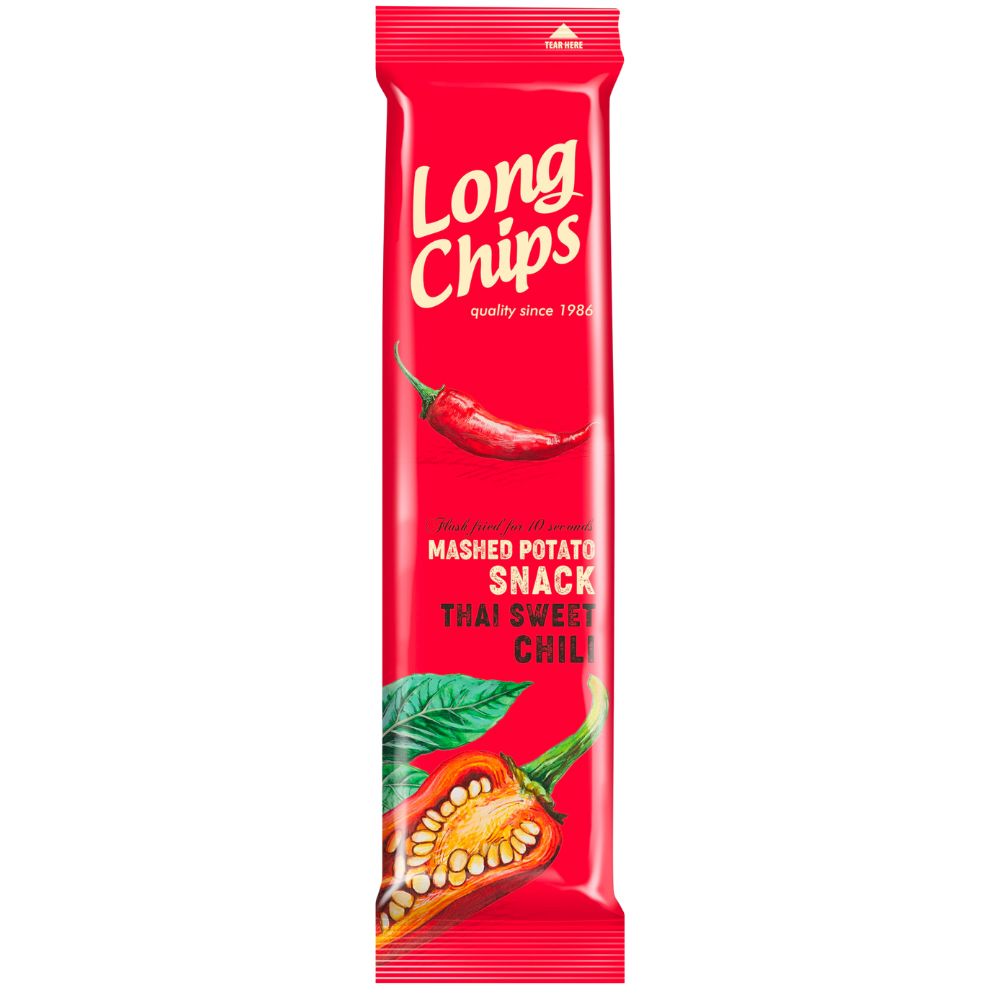 Long Chips Thai Sweet Chili - chips longues très épicées de 75g ...