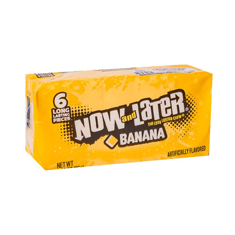 Confezione da 26g di caramella alla banana Now & Later