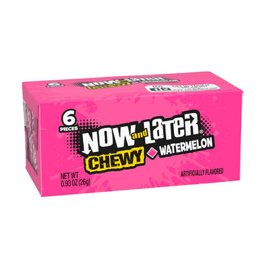 Confezione da 26 di gomme all'anguria Now & Later Chewy Watermelon