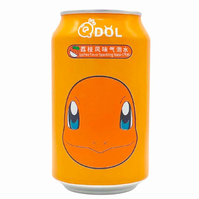 Confezione da 330ml di bevanda al gusto lychee Qdol Charmander