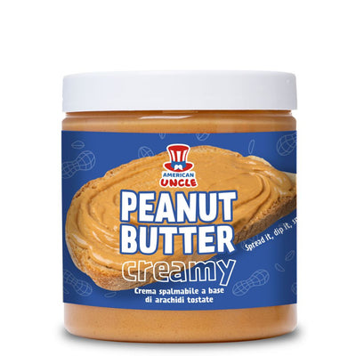 Confezione da 220g di crema al burro d'arachidi American Uncle Peanut Butter Creamy