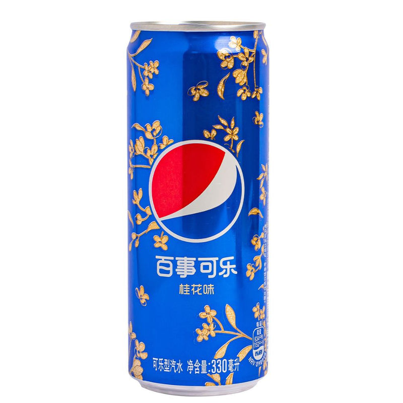 Confezione da 330ml di bevanda Pepsi Osmanthus Flavoured Cola